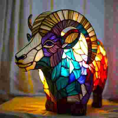 3D animal desk lamp for office desk setup
