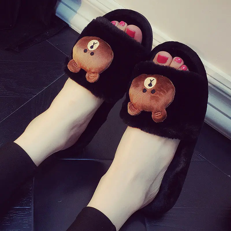 Non-Slip Warm Slippers for Home Use