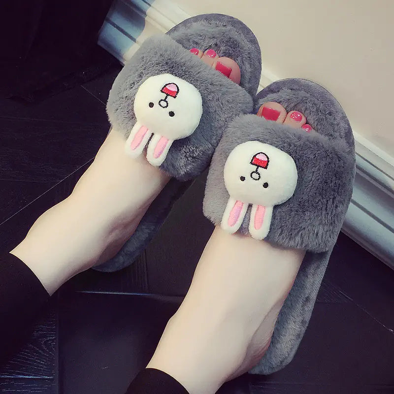 Non-Slip Warm Slippers for Home Use