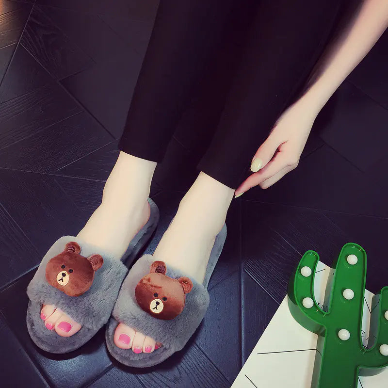 Non-Slip Warm Slippers for Home Use
