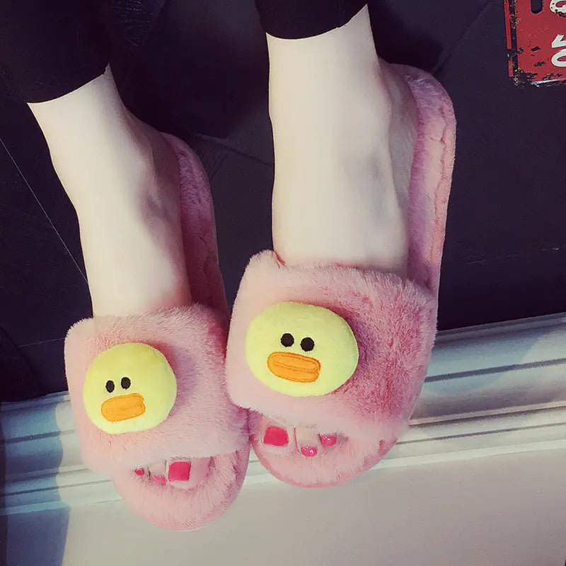 Non-Slip Warm Slippers for Home Use
