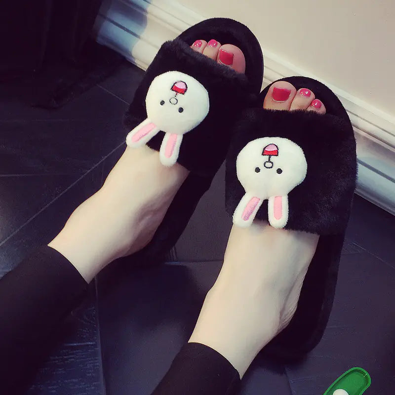 Non-Slip Warm Slippers for Home Use