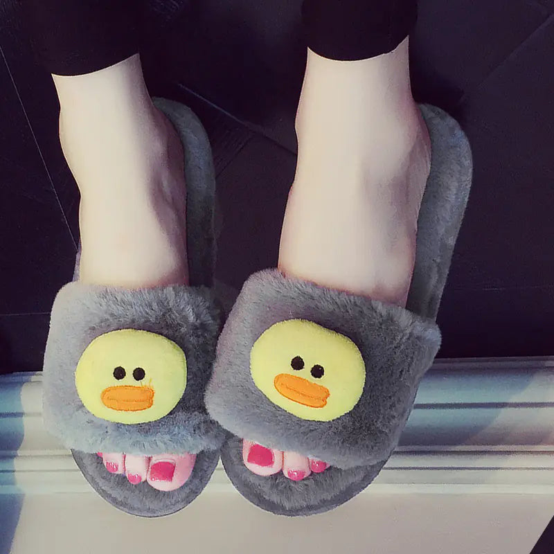 Non-Slip Warm Slippers for Home Use