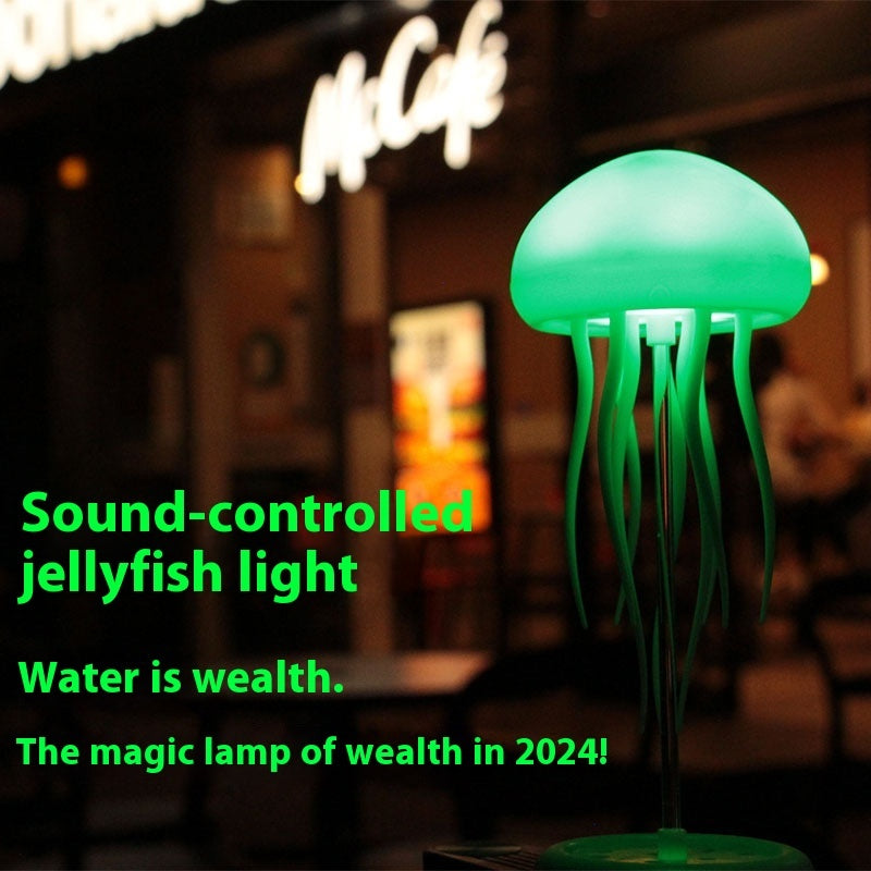 Jellyfish Mood Lamp with soft underwater-inspired lighting