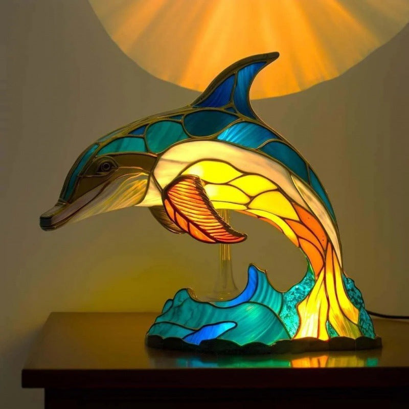3D animal desk lamp featuring fish design