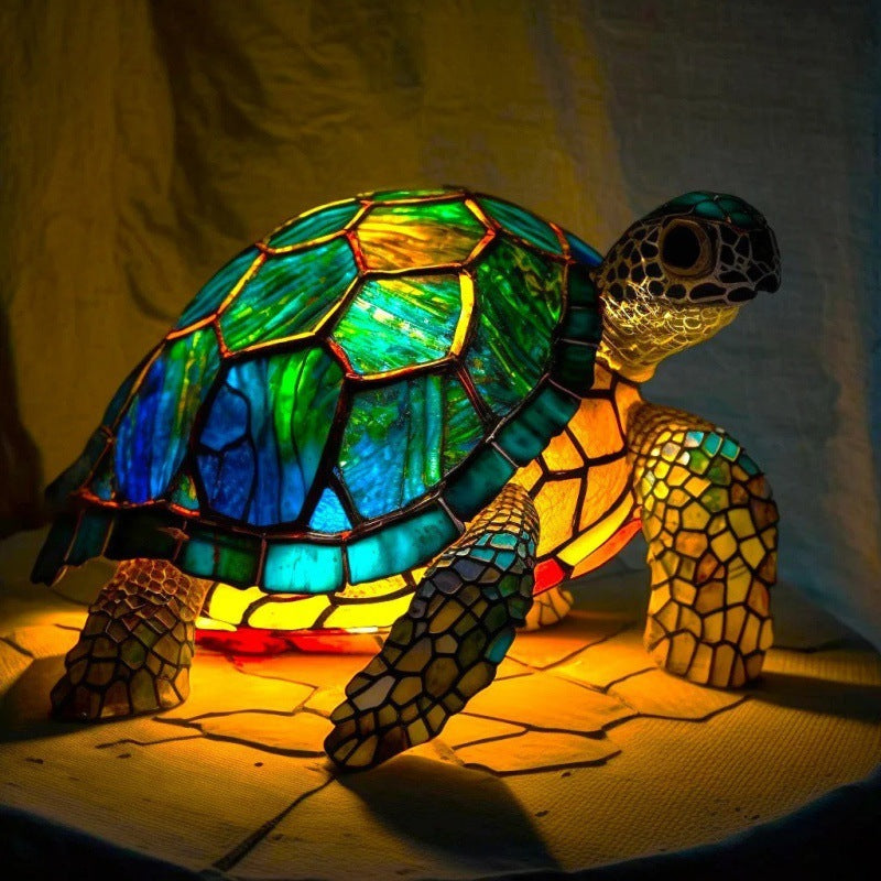 3D animal desk lamp featuring magic turtle design