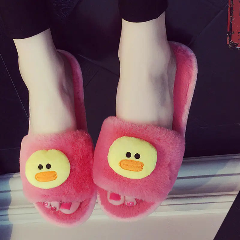 Non-Slip Warm Slippers for Home Use
