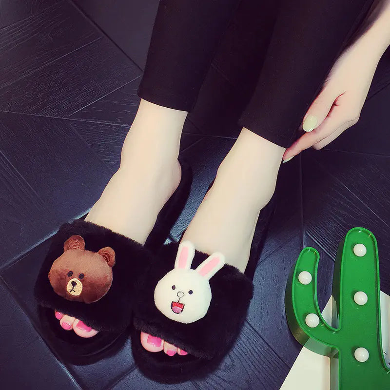Non-Slip Warm Slippers for Home Use