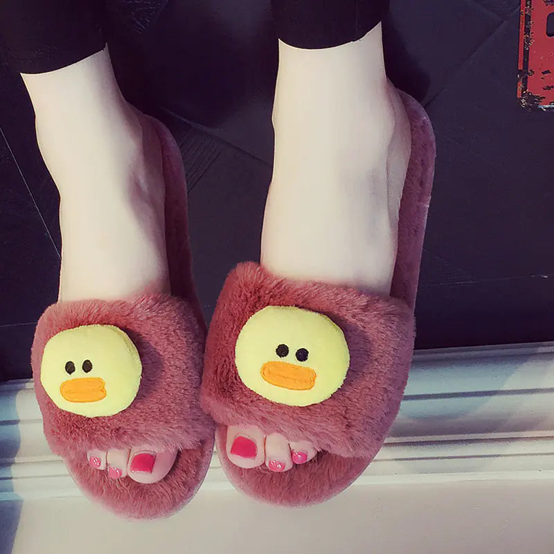 Non-Slip Warm Slippers for Home Use