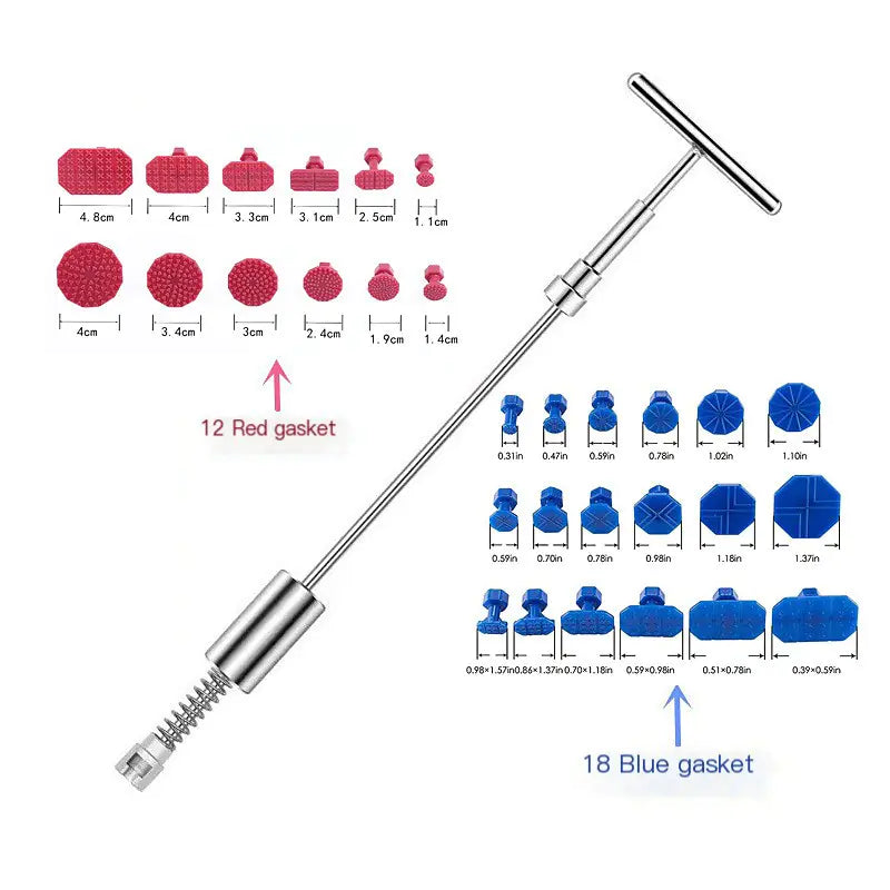 Car Dent Repair Tool with Puller and Suction Pads