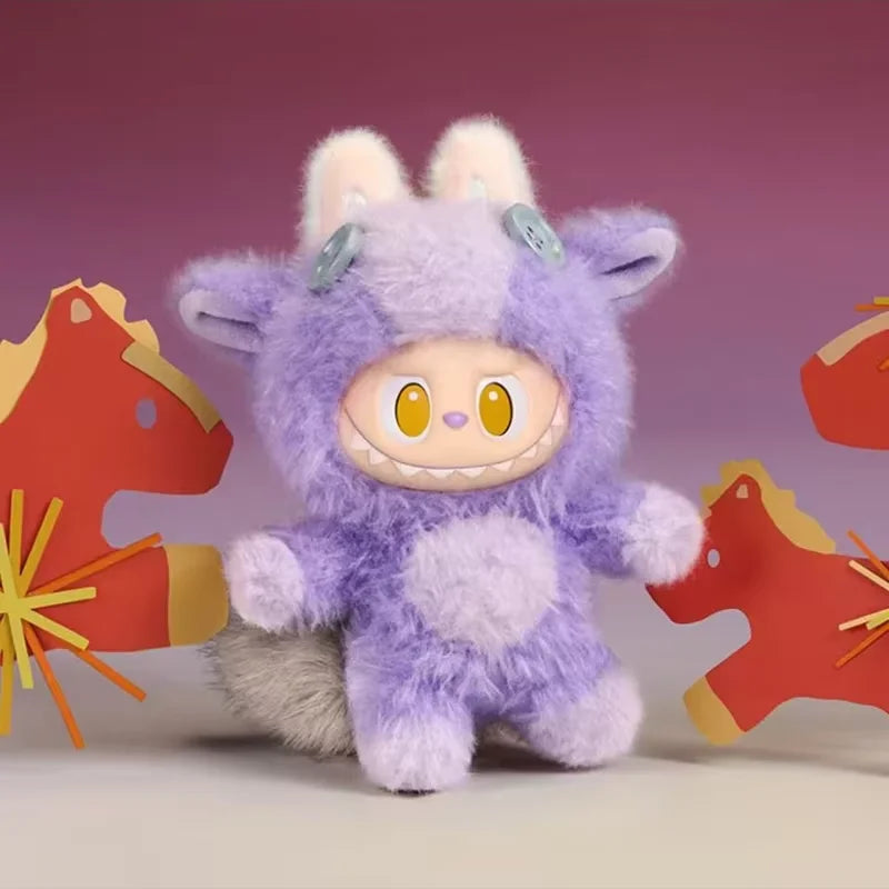 POP MART Have A Good Run Series Vinyl Plush Pendant Genuine Blind Box Mystery Box Guess Bag Toys Doll Cute Anime Figure Desktop