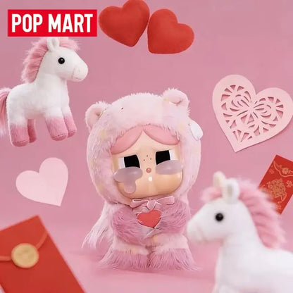 POP MART Have A Good Run Series Vinyl Plush Pendant Genuine Blind Box Mystery Box Guess Bag Toys Doll Cute Anime Figure Desktop