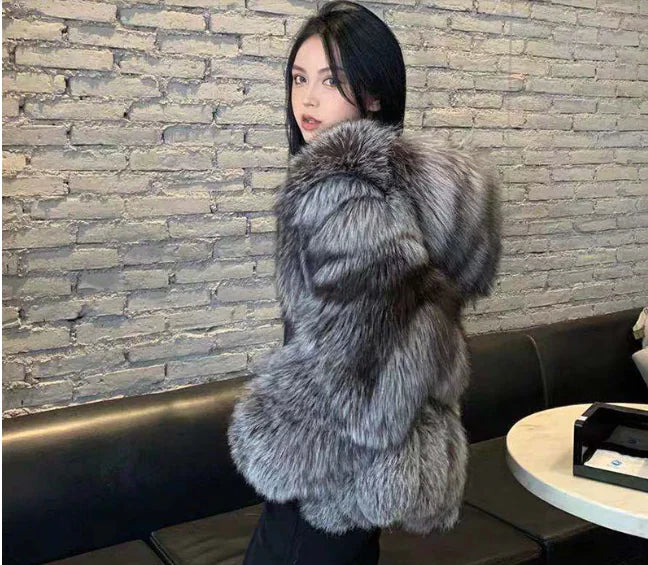 Korean Style Women's New Fur Coat