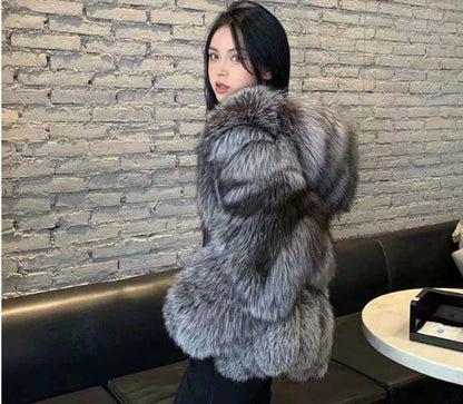 Korean Style Women's New Fur Coat