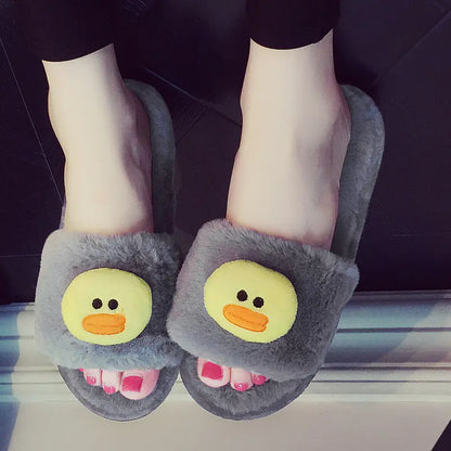 Non-Slip Warm Slippers for Home Use