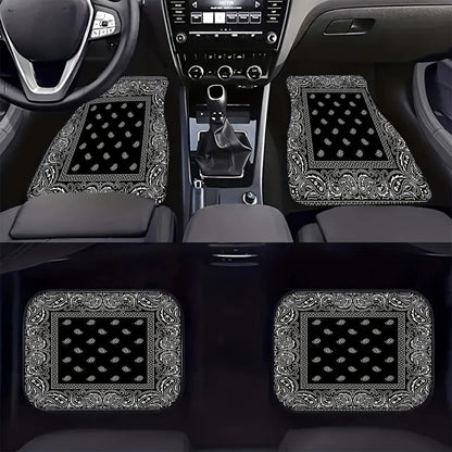 Vintage Bohemian Style Car Floor Mat Carpet