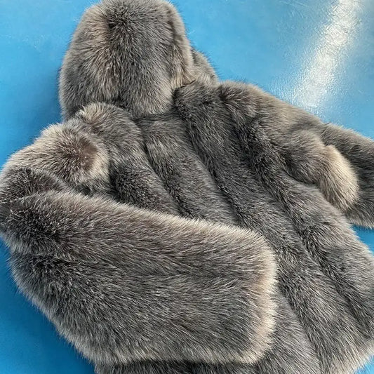 Korean Style Women's New Fur Coat