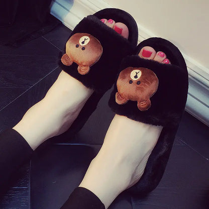 Non-Slip Warm Slippers for Home Use